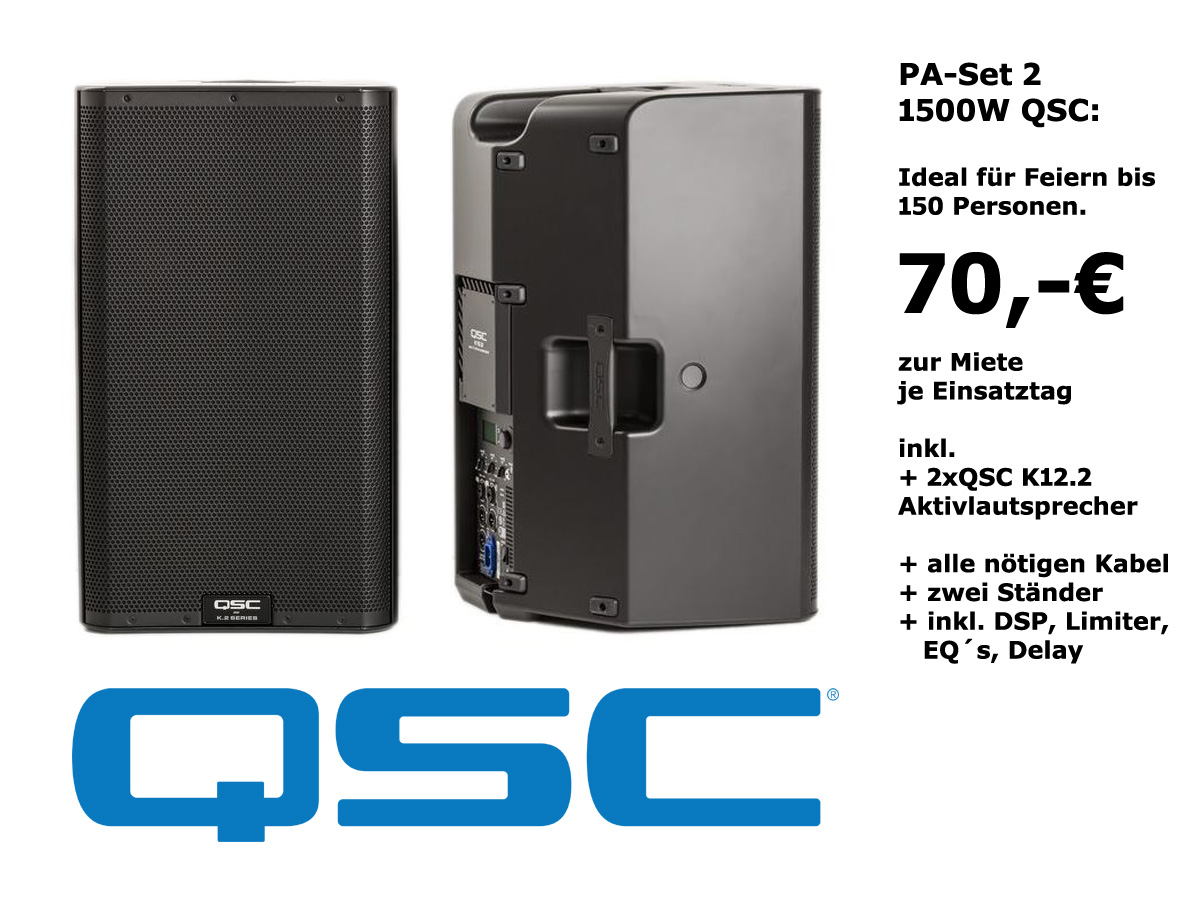 PA-Set 1 FireFront JBL Aktivlautsprecher Mieten firefront_PA-Set2_QSCK122