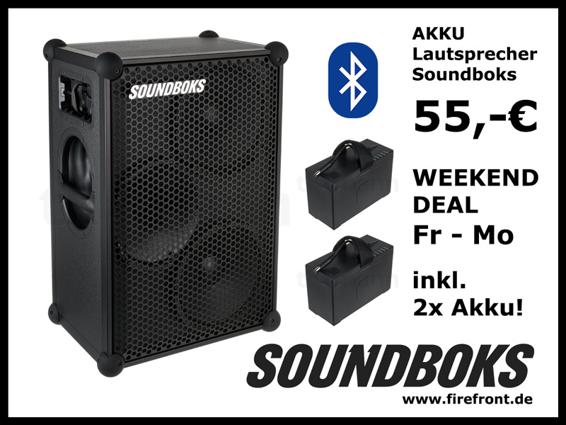 PA-Set 1 FireFront JBL Aktivlautsprecher Mieten soundboks mieten berlin
