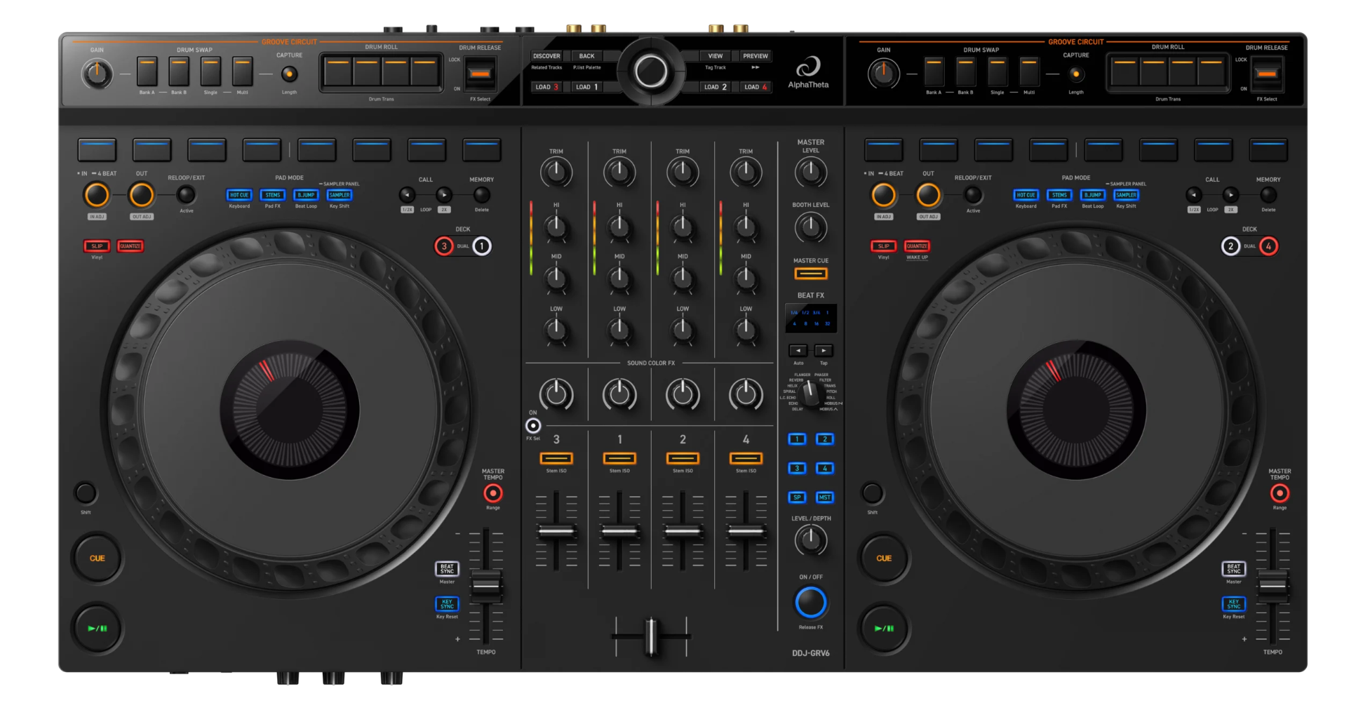 alphatheta_ddj_grv6_djcontroller