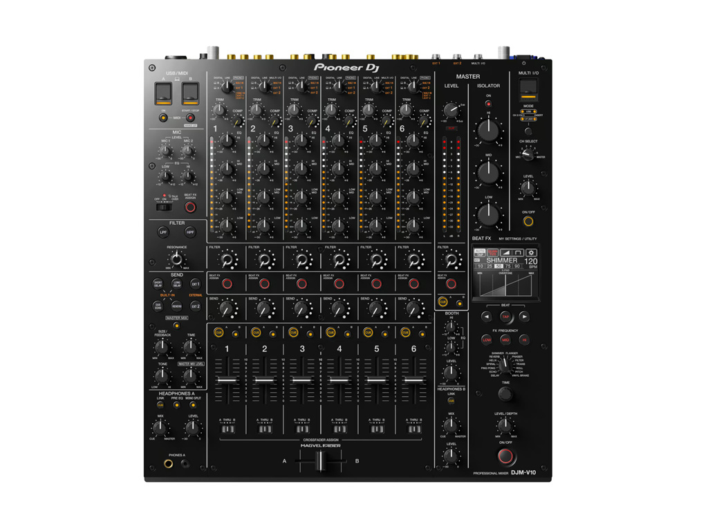 FireFront DJ-Technik Verleih Pioneer DJM 800 Mischpult pioneer_djmv10_mieten