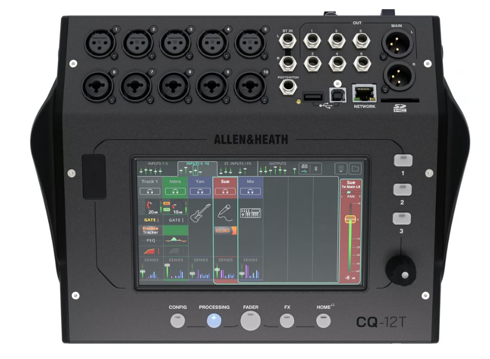 FireFront Live Mischpult Mieten Soundcraft EFX8 Allen&HeathCQ12T_Mischpult