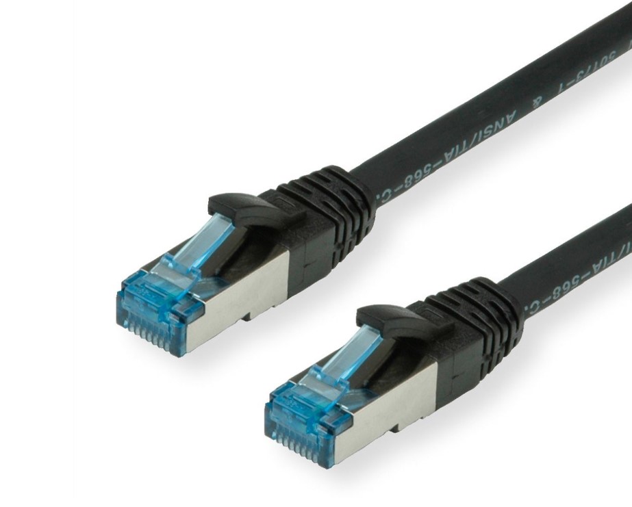 CAT6A Netzwerkkabel schwarz 1m mieten Berlin