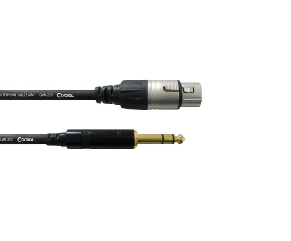 XLR weiblich auf 6,35mm Klinke 3m mieten Berlin