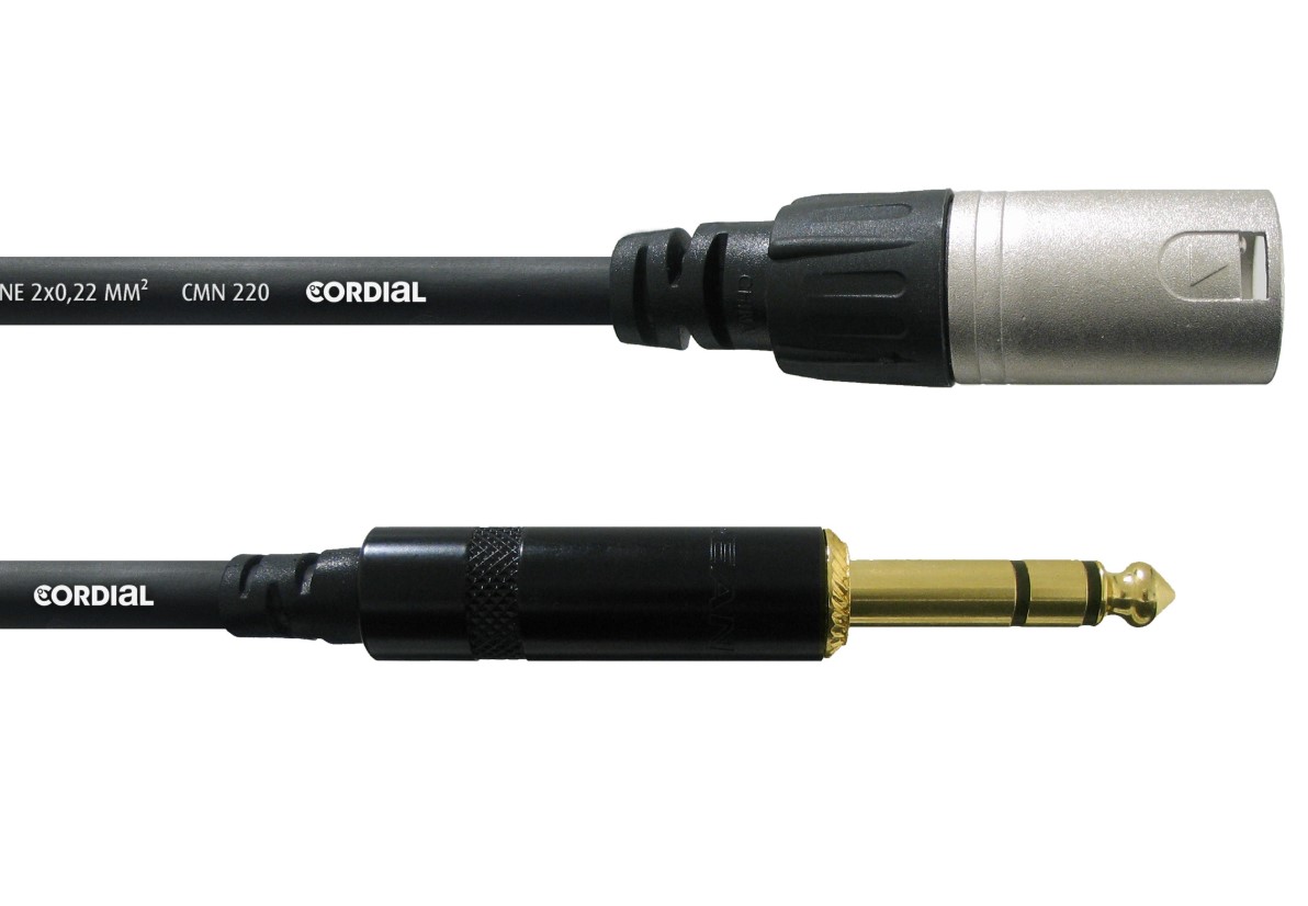XLR männlich auf 6,35mm Klinke 3m mieten Berlin
